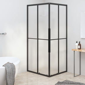 Vidaxl Shower Subicle 90x70x180 cm Matte ESG Black
