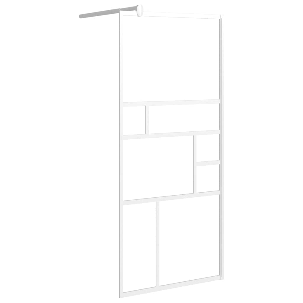 Kabina prysznicowa typu walk-in Vidaxx 90x195 cm ESG szkło biała