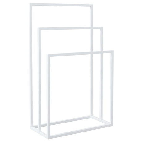 Ręcznik ręcznika vidaxl odłączony 48x24x79 cm żelaza biała