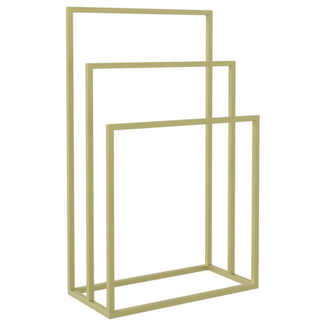Ręcznik ręcznika vidaxl odłączony 48x24x79 cm żelazne złoto w kolorze