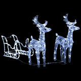 Vidaxl Christmas Decorations Renideer i Mlee 240 LED Acrylic