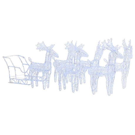 Vidaxl Christmas Decorations Renideer i San 320 Diods Acrylic