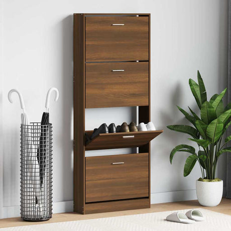 Szafka buta vidaxl 59x17x150 cm cięta drewniana brązowa dębowa kolor