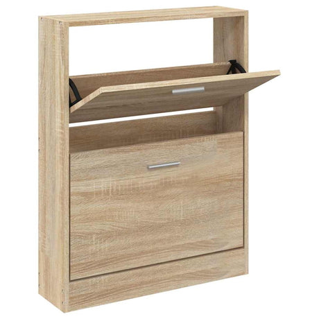 Szafka na buty Vidaxx dąb 59x17x81 cm drewno konstrukcyjne