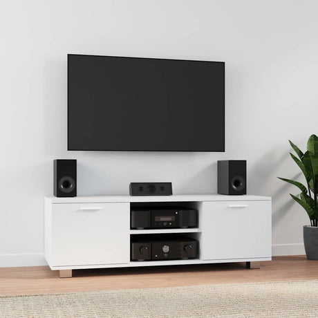 Vidaxl tv-meubel 120x40,5x35 cm bewerkt hout wit