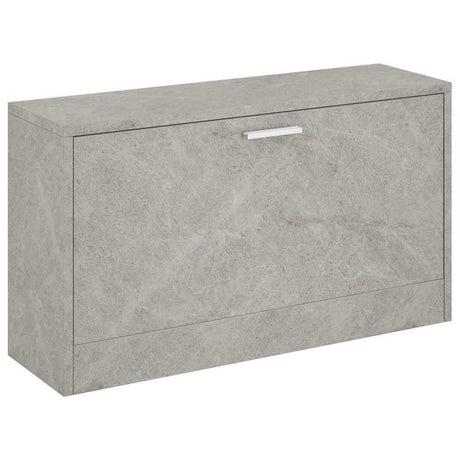 Ławka na buty Vidaxx 80x24x45 cm z drewna konstrukcyjnego, betonu, szara