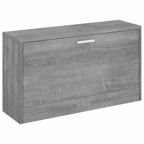 Vidaxl Shoe Sofa 80x24x45 cm przetworzone drewniane szary sonoma dębowy kolor