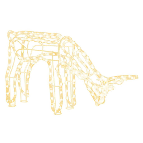 Vidaxl Christmas Figur Rendier Warm White 73x31x45 cm