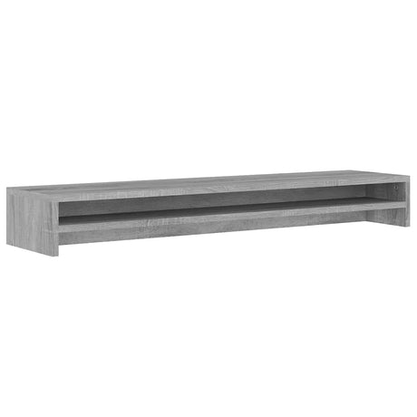 Vidaxl Monitor Standard 100x24x13 cm przetworzony drewniany drewniany dąb sonoma