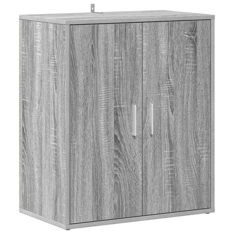 Szafka buta vidaxl 60x35x70 cm Właściwą drewno szary sonoma dębowy kolorowy