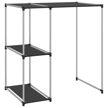 Stojak magazynowy vidaxl dla powyższej pralki 87x55x90,5 cm żelaza czarna
