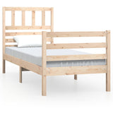 Vidaxl bedframe massief hout 90x200 cm