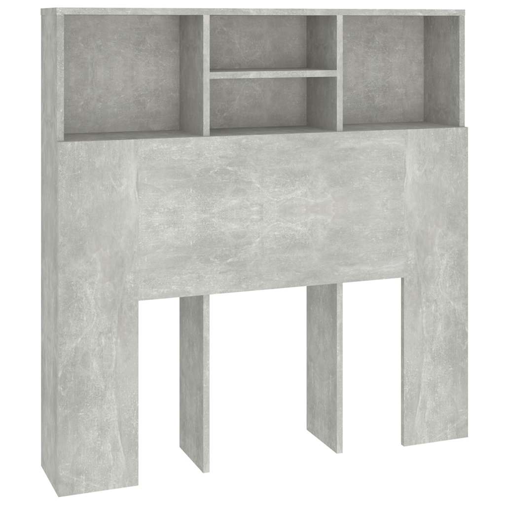 Vidaxl hoofdbordkast 100x19x103,5 cm betongrijs