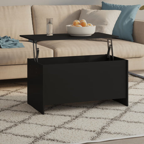 Vidaxl salontafel 102x55,5x52,5 cm bewerkt hout zwart