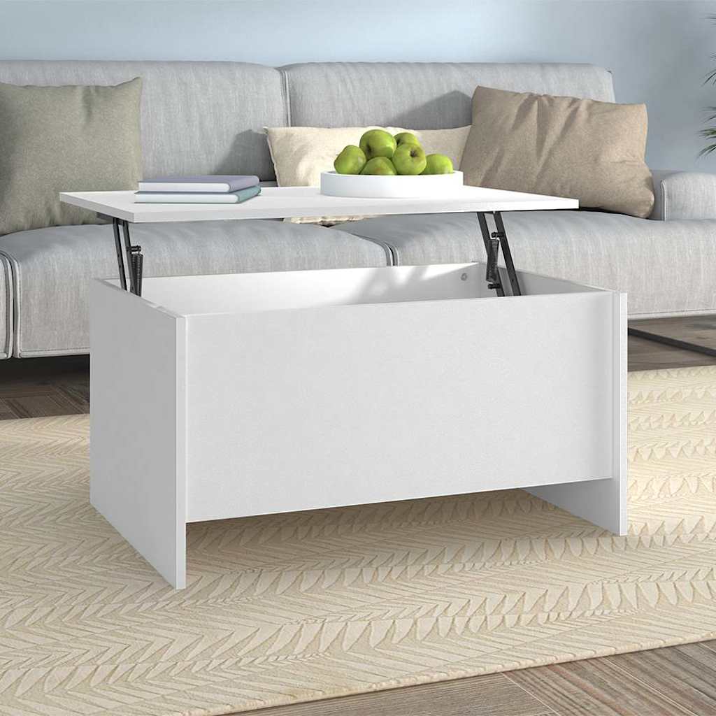 Vidaxl salontafel 80x55,5x41,5 cm bewerkt hout wit