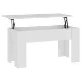 Vidaxl salontafel 101x49x52 cm bewerkt hout wit