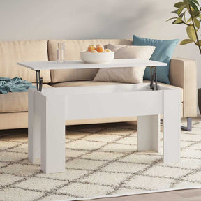 Vidaxl salontafel 101x49x52 cm bewerkt hout wit