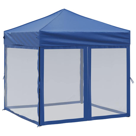 Vidaxl PartyTent Składany ze ścianami bocznymi 2x2 m Blue
