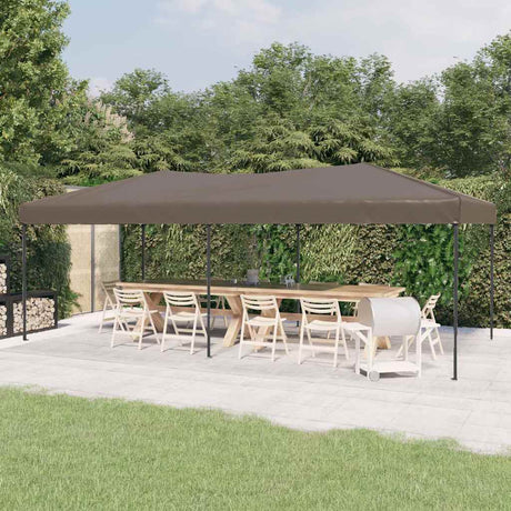Vidaxl PartyTent Składany 3x6 m taupe