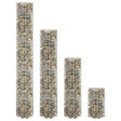 Vidaxl Gabion Planters 4 ST Rund Ø30x50 100 150 200 cm