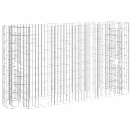 Vidaxl Gabion Sadzarka podniesiona 190x50x100 cm ocynkowane żelazo