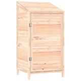 Vidaxl Garden Shed 55x52x112 Cm Solid Pinewood