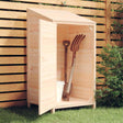 Vidaxl Garden Shed 55x52x112 Cm Solid Pinewood