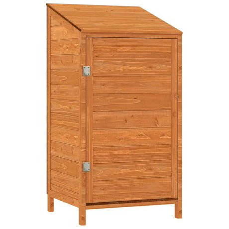 Vidaxl Garden Shed 55x52x112 cm stałą sosnową brąz