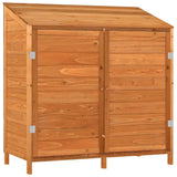 Vidaxl Garden Shed 102x52x112 cm stałą sosnową brąz
