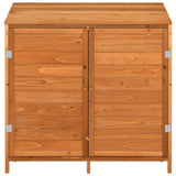 Vidaxl Garden Shed 102x52x112 cm stałą sosnową brąz