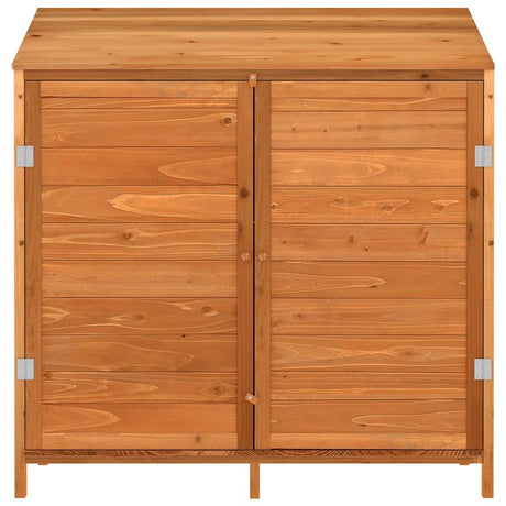 Vidaxl Garden Shed 102x52x112 cm stałą sosnową brąz