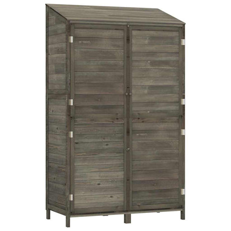Vidaxl Garden Shed 102x52x174,5 cm stałej sosny -drewna antracyt -colored