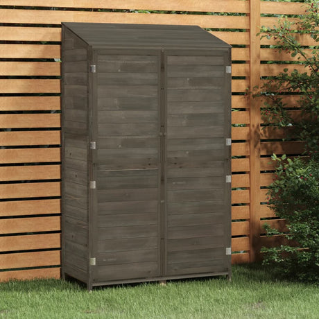 Vidaxl Garden Shed 102x52x174,5 cm stałej sosny -drewna antracyt -colored
