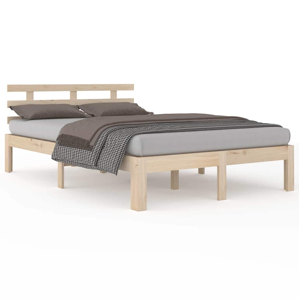 Vidaxl bedframe zonder matras massief hout 160x200 cm