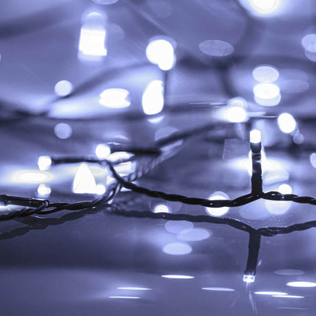 Vidaxl Light Garland z 300 diodami diodowymi zimnymi białymi 30 m PVC
