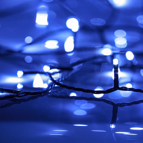 Vidaxl Light Garland z 600 diodami LED niebieski 60 m PVC