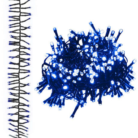 Vidaxl Light Garland Cluster z 1000 diod LED Blue 11 M PVC