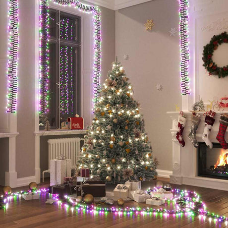 Vidaxl Light Garland Cluster z 2000 LED pastelowy wielokolorowy 17 m PVC