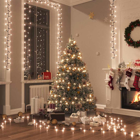 Vidaxl Light Garland Compact z 400 diodami LED ciepły biały 13 M PVC