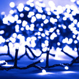 Vidaxl Light Garland Compact z 400 diodami LED niebieski 13 m PVC