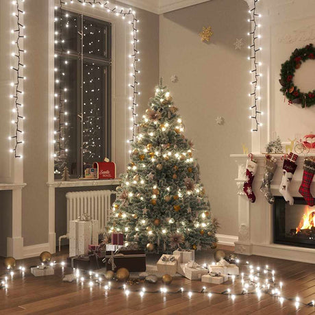 Vidaxl Light Garland Compact z 1000 diod LED zimno biały 25 m PVC