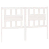 Vidaxl hoofdbord 125,5x4x100 cm massief grenenhout wit