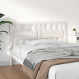 Vidaxl hoofdbord 125,5x4x100 cm massief grenenhout wit