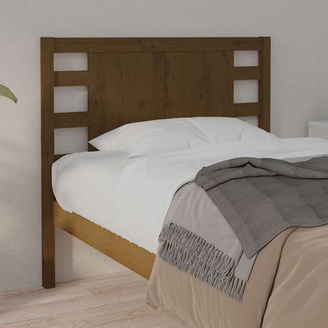 Vidaxl hoofdbord 96x4x100 cm massief grenenhout honingbruin