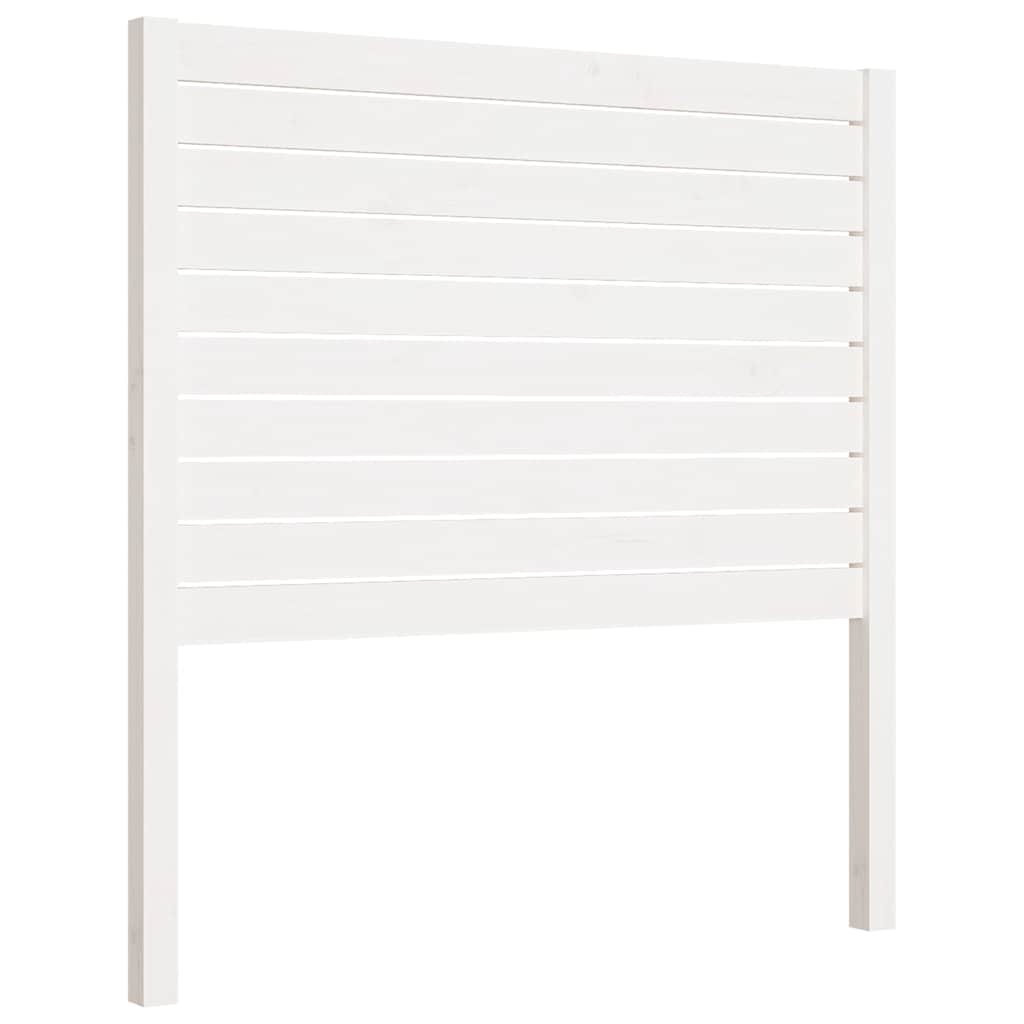 Vidaxl hoofdbord 96x4x100 cm massief grenenhout wit