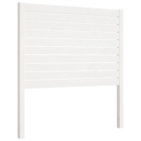 Vidaxl hoofdbord 96x4x100 cm massief grenenhout wit