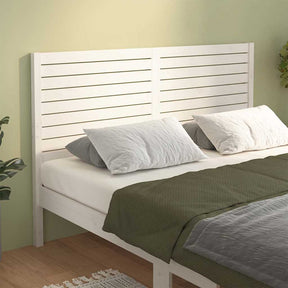 Vidaxl hoofdbord 166x4x100 cm massief grenenhout wit