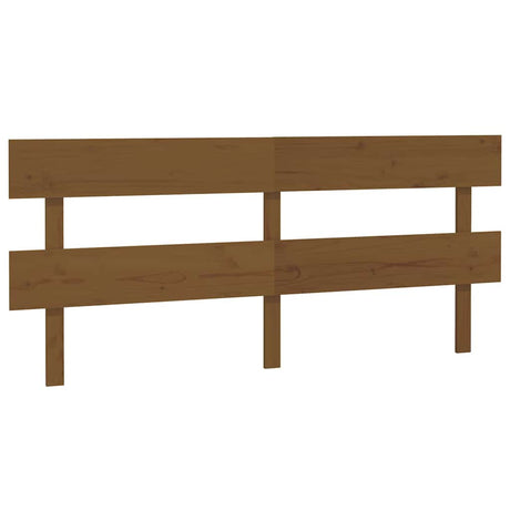 Vidaxl hoofdbord 184x3x81 cm massief grenenhout honingbruin