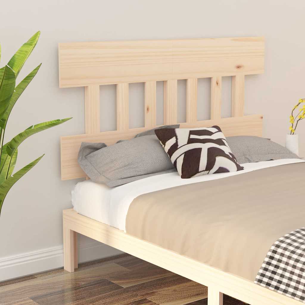 Vidaxl hoofdbord 123,5x3x81 cm massief grenenhout
