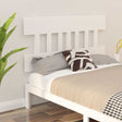 Vidaxl hoofdbord 143,5x3x81 cm massief grenenhout wit